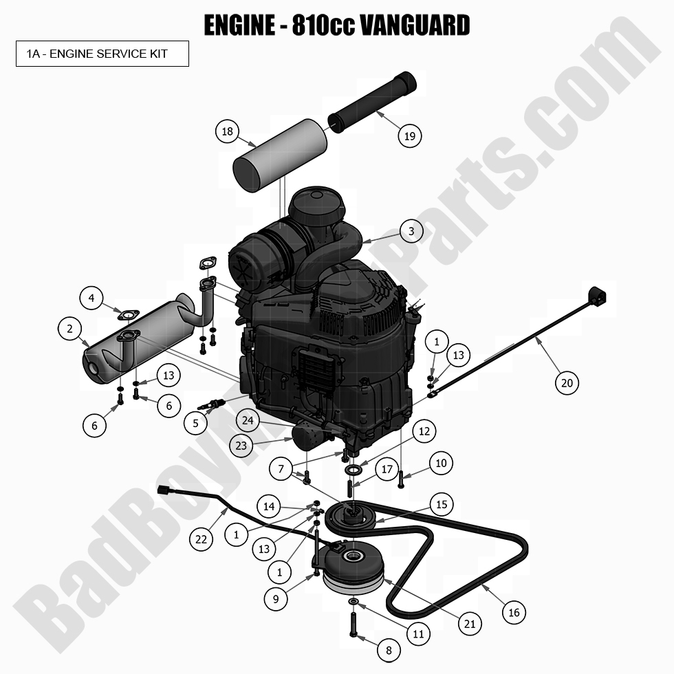 2021 Compact Outlaw Engine - Vanguard 810cc